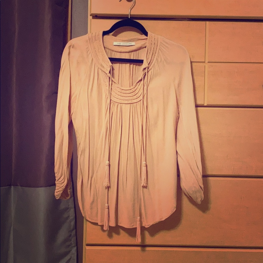 DVF tassel fringe blouse (genuine)